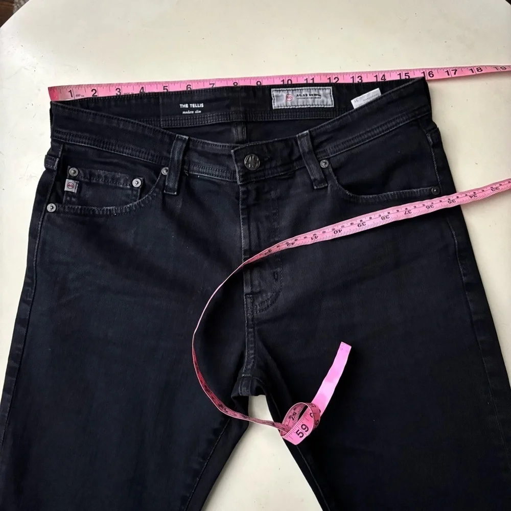 AG Jeans Tellis Modern Slim Fit Stretch Jean Denim Size 31x33 Black